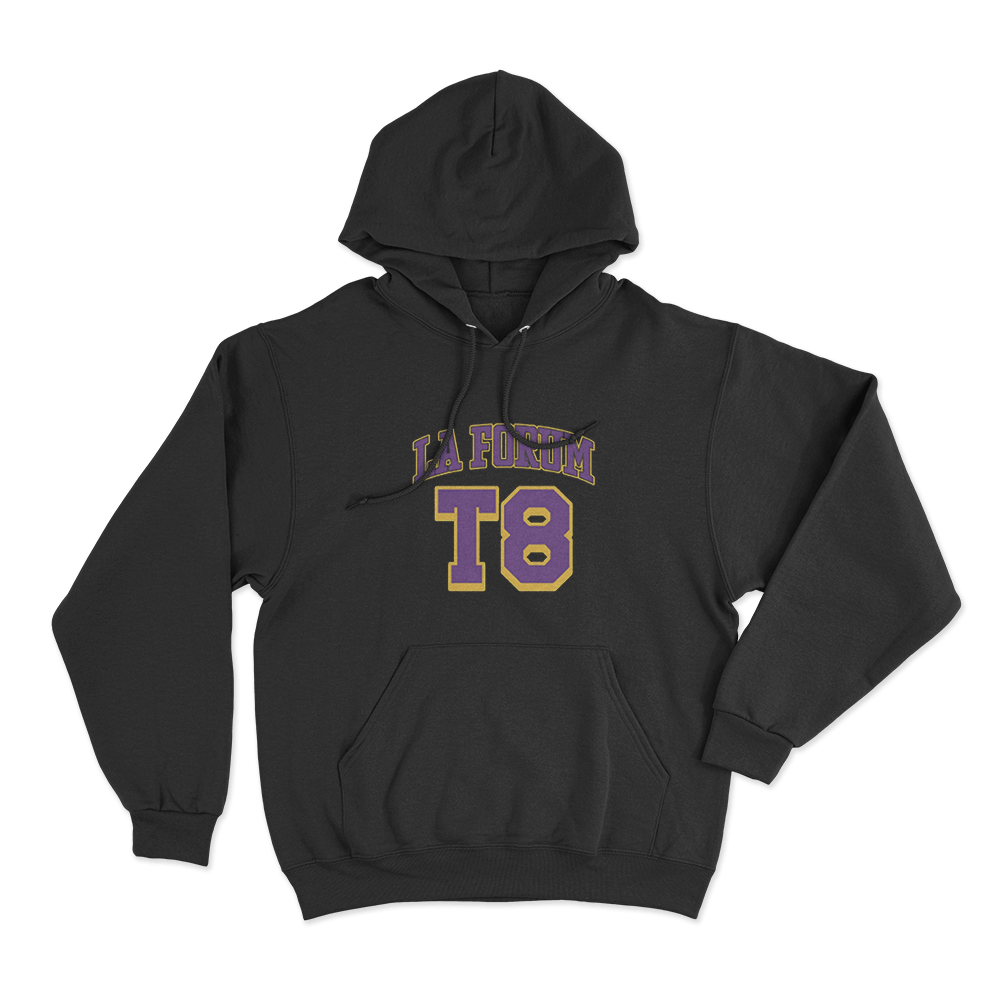 La Forum T8 Unisex Hoodie Black La Forum T8 Unisex Hoodie Black