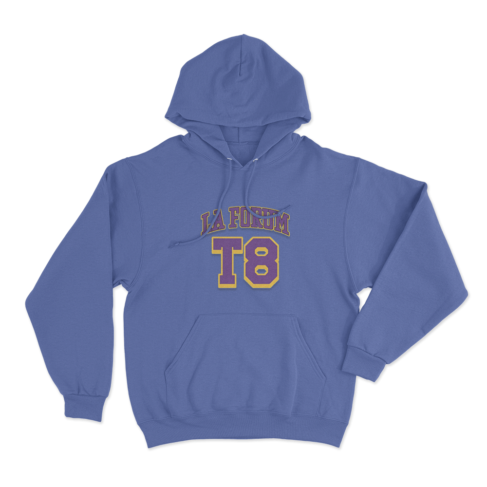 La Forum T8 Unisex Hoodie Blue La Forum T8 Unisex Hoodie Blue