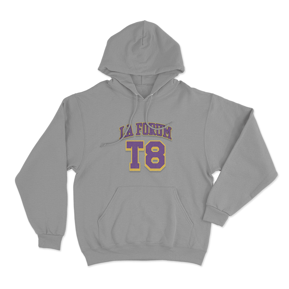 La Forum T8 Unisex Hoodie Grey La Forum T8 Unisex Hoodie Grey