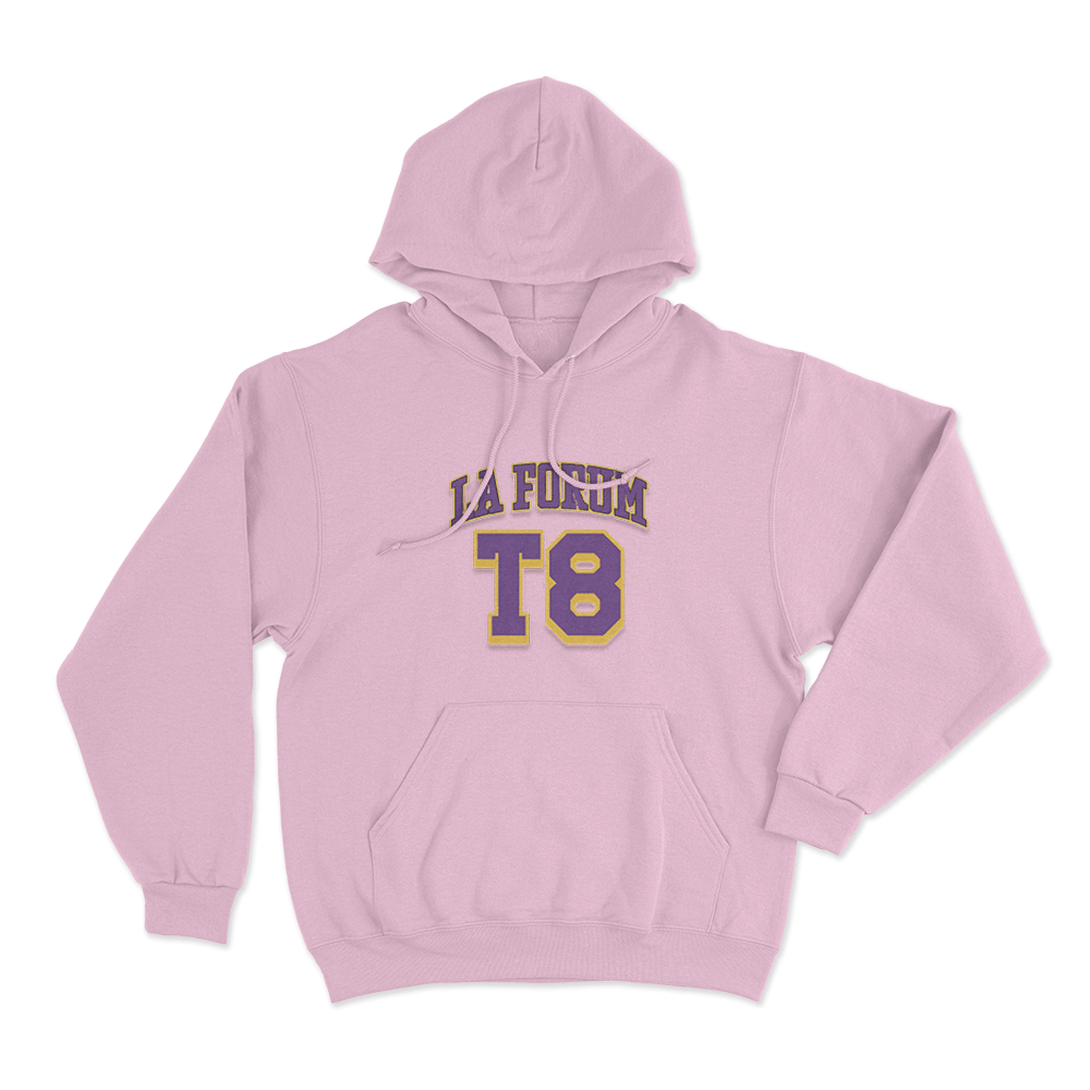 La Forum T8 Unisex Hoodie Pink La Forum T8 Unisex Hoodie Pink