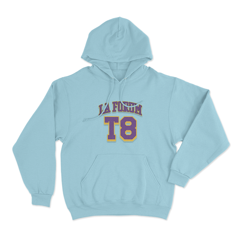 La Forum T8 Unisex Hoodie Sky Blue La Forum T8 Unisex Hoodie Sky Blue