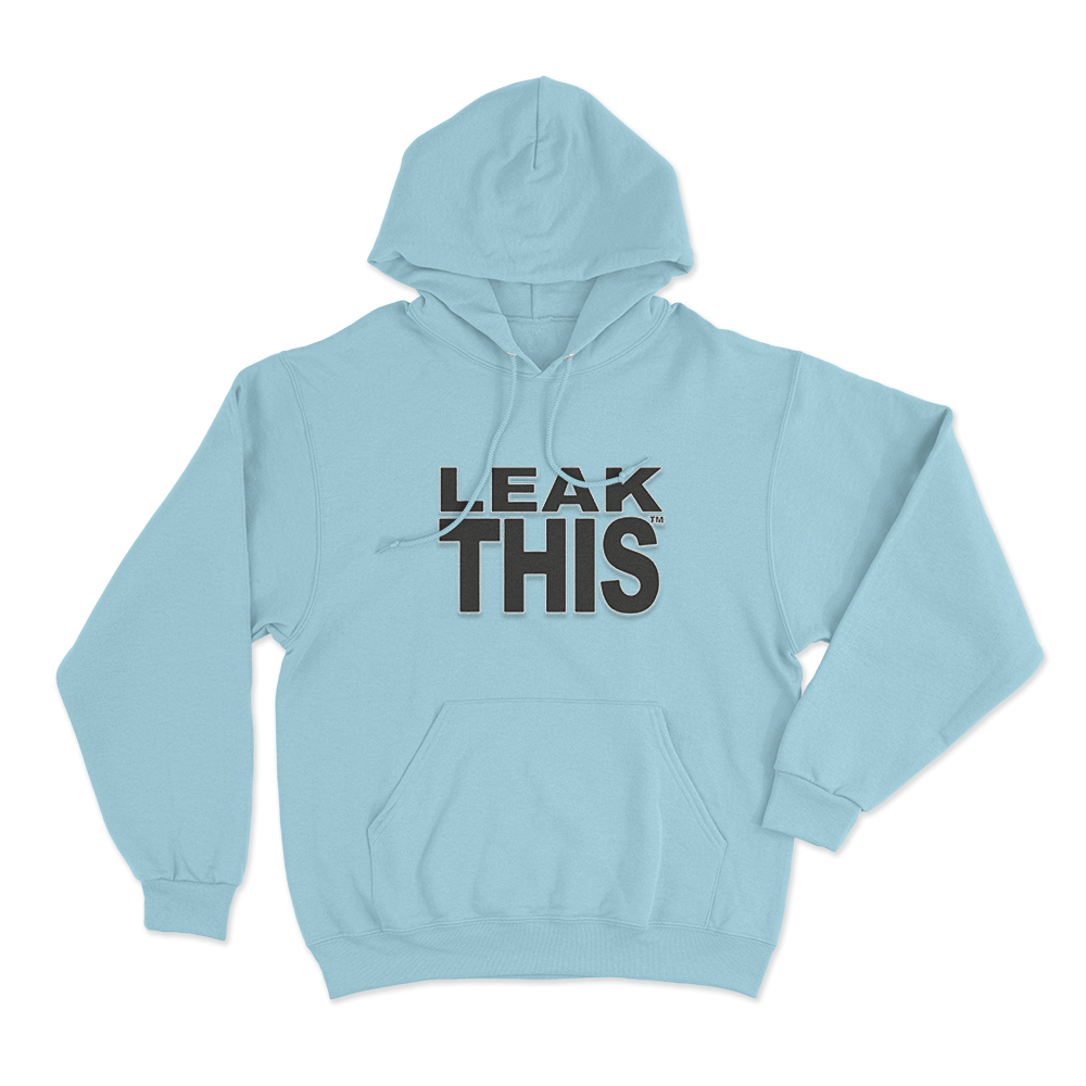 Leak This Unisex Hoodie Sky Blue Leak This Unisex Hoodie Sky Blue