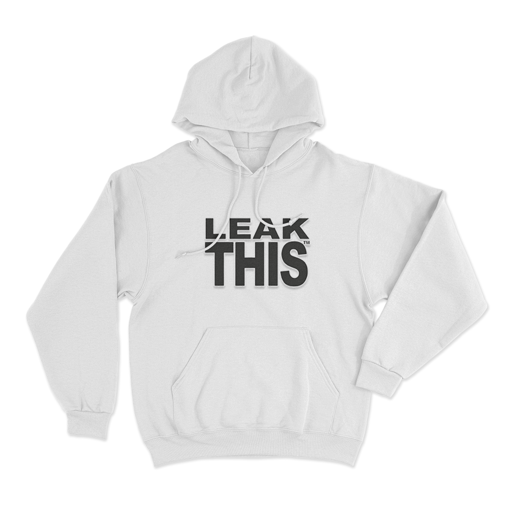 Leak This Unisex Hoodie White Leak This Unisex Hoodie White