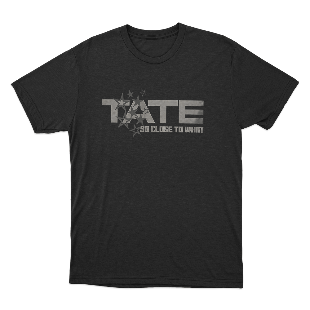 Tate Logo Unisex T Shirt Black Tate Logo Unisex T Shirt Black