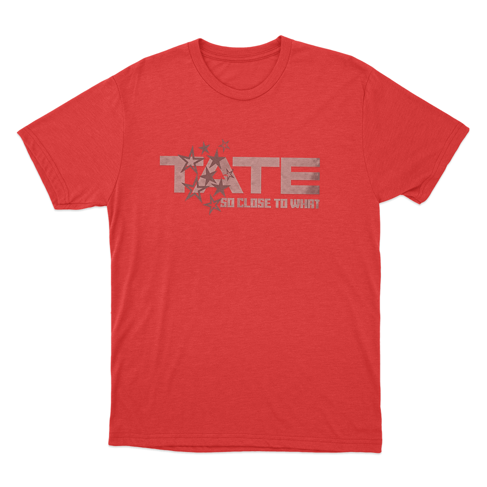 Tate Logo Unisex T Shirt Red Tate Logo Unisex T Shirt Red