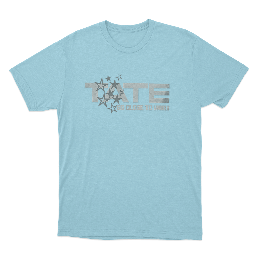 Tate Logo Unisex T Shirt Sky Blue Tate Logo Unisex T Shirt Sky Blue
