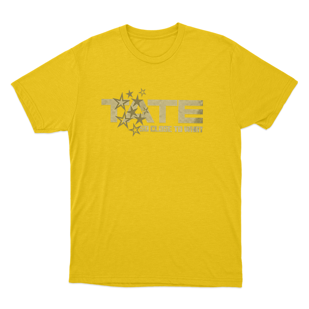 Tate Logo Unisex T Shirt Yellow Tate Logo Unisex T Shirt Yellow