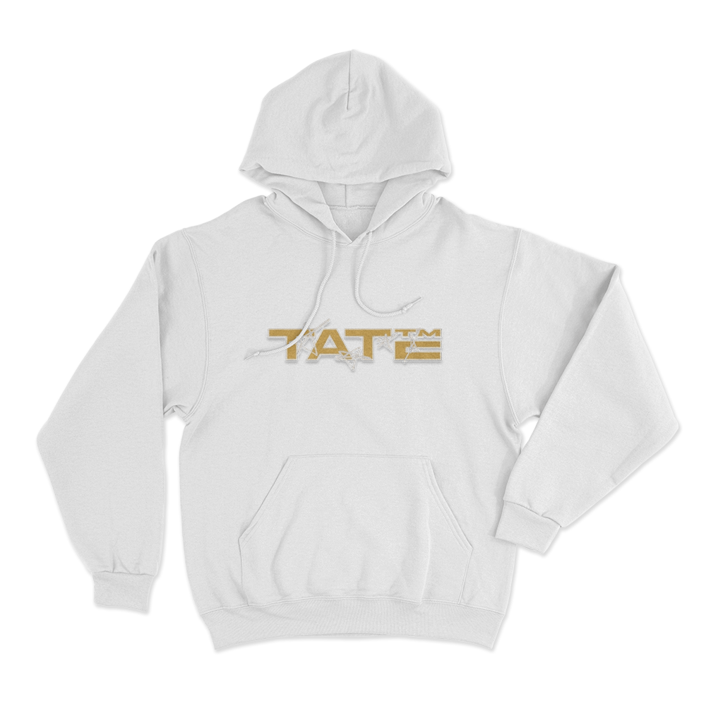 Tate Unisex Hoodie White Tate Unisex Hoodie White